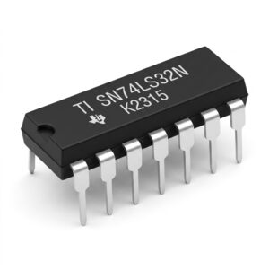 A high-quality 74LS32 Quad 2-Input OR gate logic IC in a 14-pin DIL package for electronics repair.