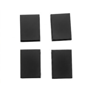 Replacement rubber case feet (pack of 4) for Sinclair Spectrum and other vintage electronics and computer cases.