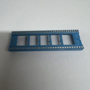 68000 64pin Dual Wipe socket. BRAND NEW STOCK (Blue)