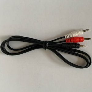 High-quality black tape lead for ZX Spectrum 128 +3 and ZX Spectrum Next.