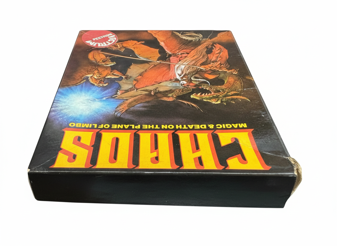 chaos zx spectrum game box top