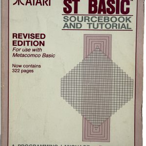 Original Atari ST BASIC Sourcebook and Tutorial manual for 520ST and 1040ST