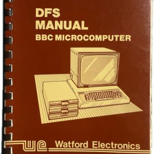 Original Acorn BBC Micro DFS Disc Filing System User Guide manual front cover