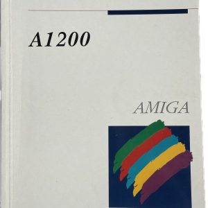 Original Commodore Amiga 1200 User's Guide manual front cover for A1200 AGA computer