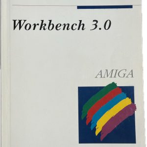 Original Commodore Amiga Workbench 3.0 User's Guide manual front cover for AGA systems